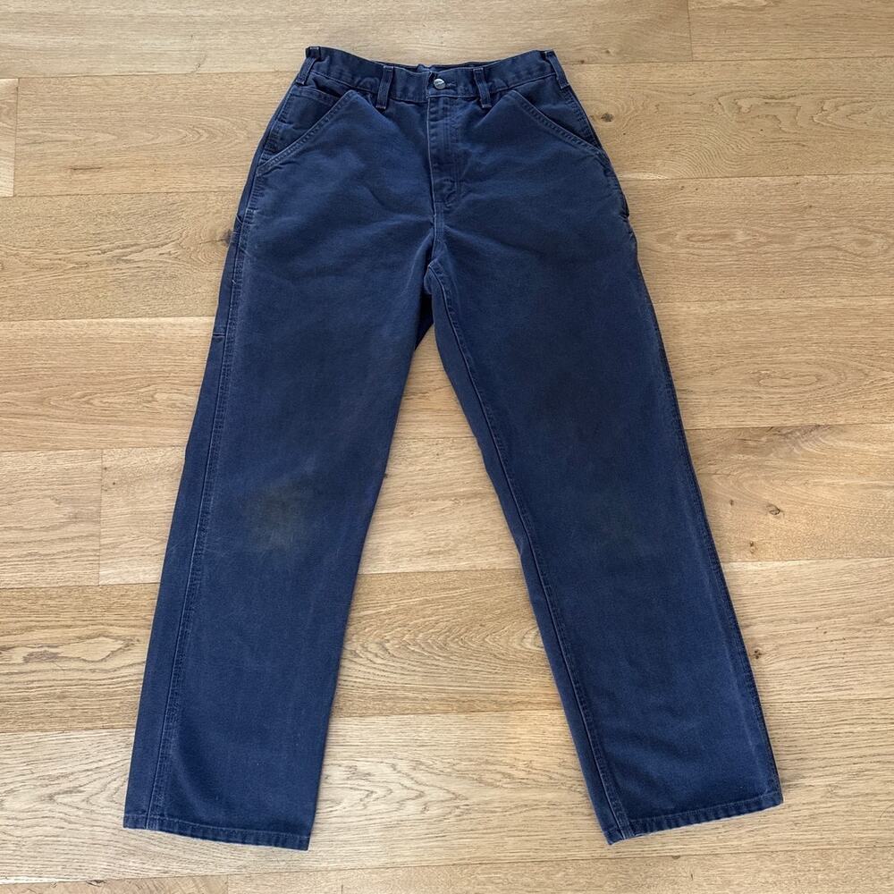 Carhartt Jeans Dungaree Fit Size 30x32 Gray